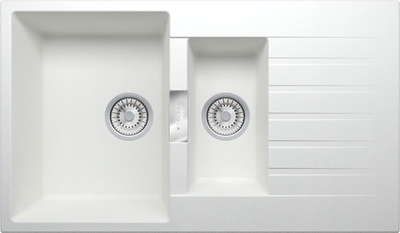 Мойка TOLERO LOFT TL-860 белый №923 (туман)