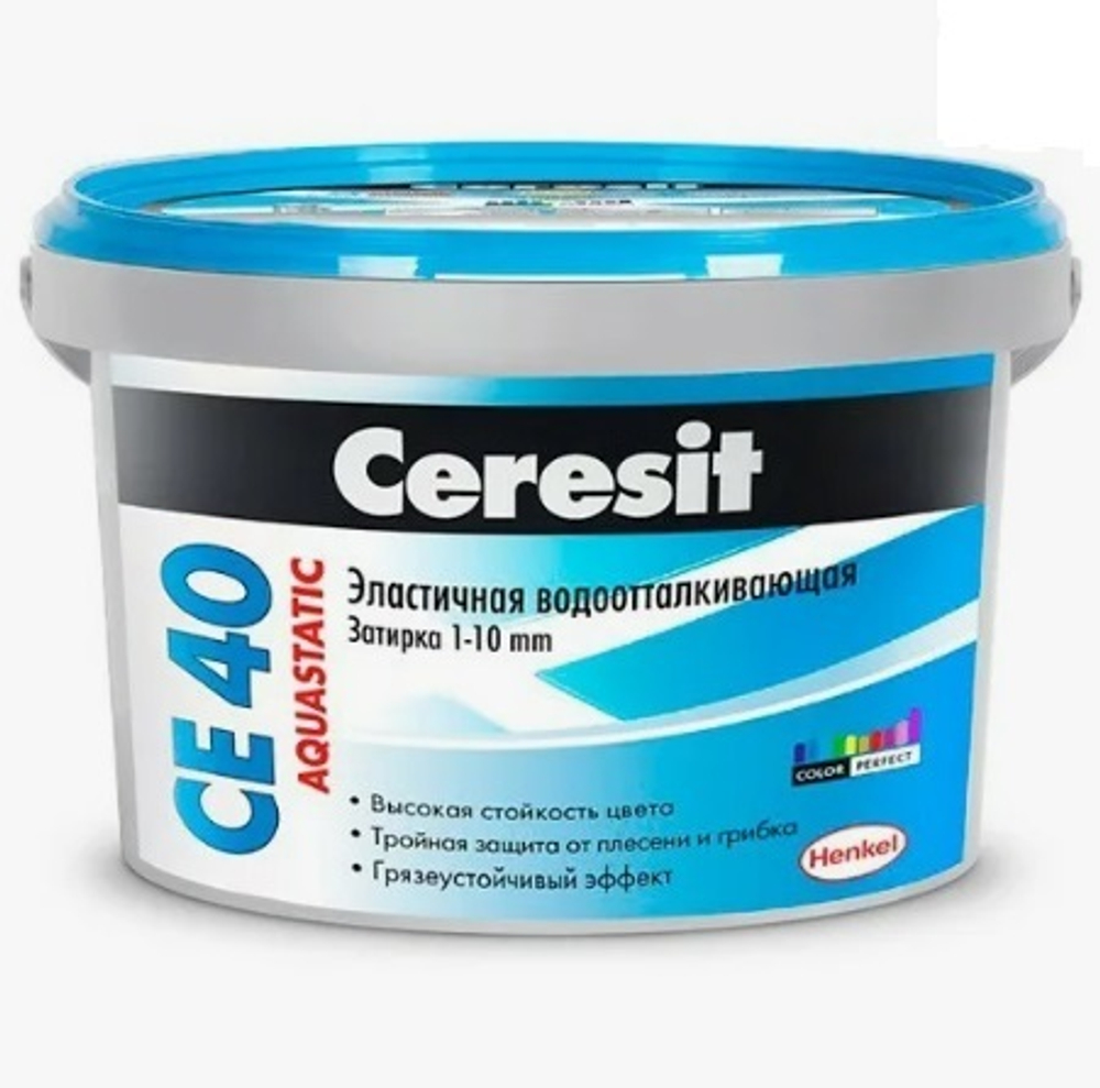 Затирка СЕ 40 серебристо-серый 1 кг Ceresit