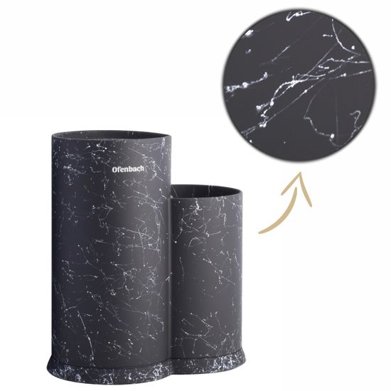 Подставка для ножей и кухонных принадлежностей двойная Ofenbach NB100208