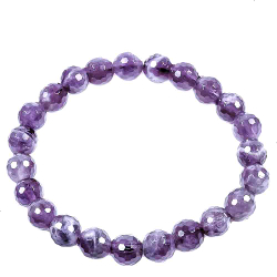 Браслет "Раут 8" аметист светлый