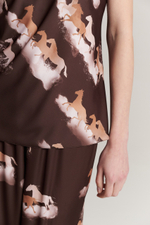 Шелковый топ - бегущие лошади