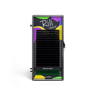 Ресницы 0,10/mix L (6-13мм) RILI Special(Black+Green) 18 лин