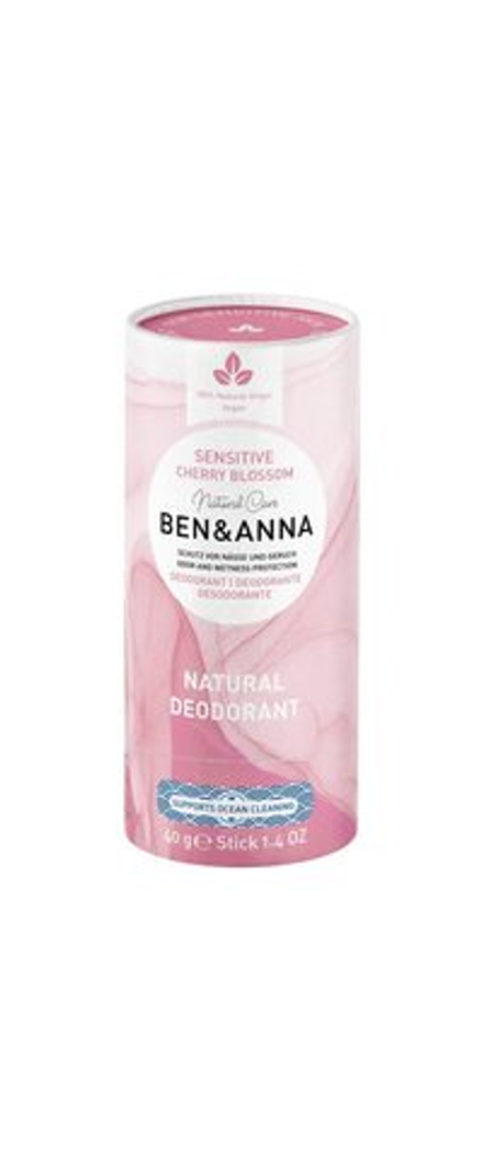 BEN&ANNA Sensitive Cherry Blossom - стик-дезодорант /   40  g  / GTIN 4260491222954
