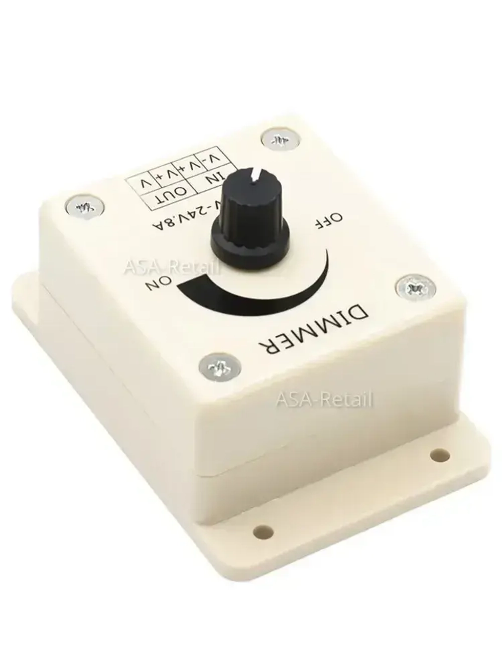 Регулятор яркости для светодиодных лент, ламп, диммер 12В / 24В 8А