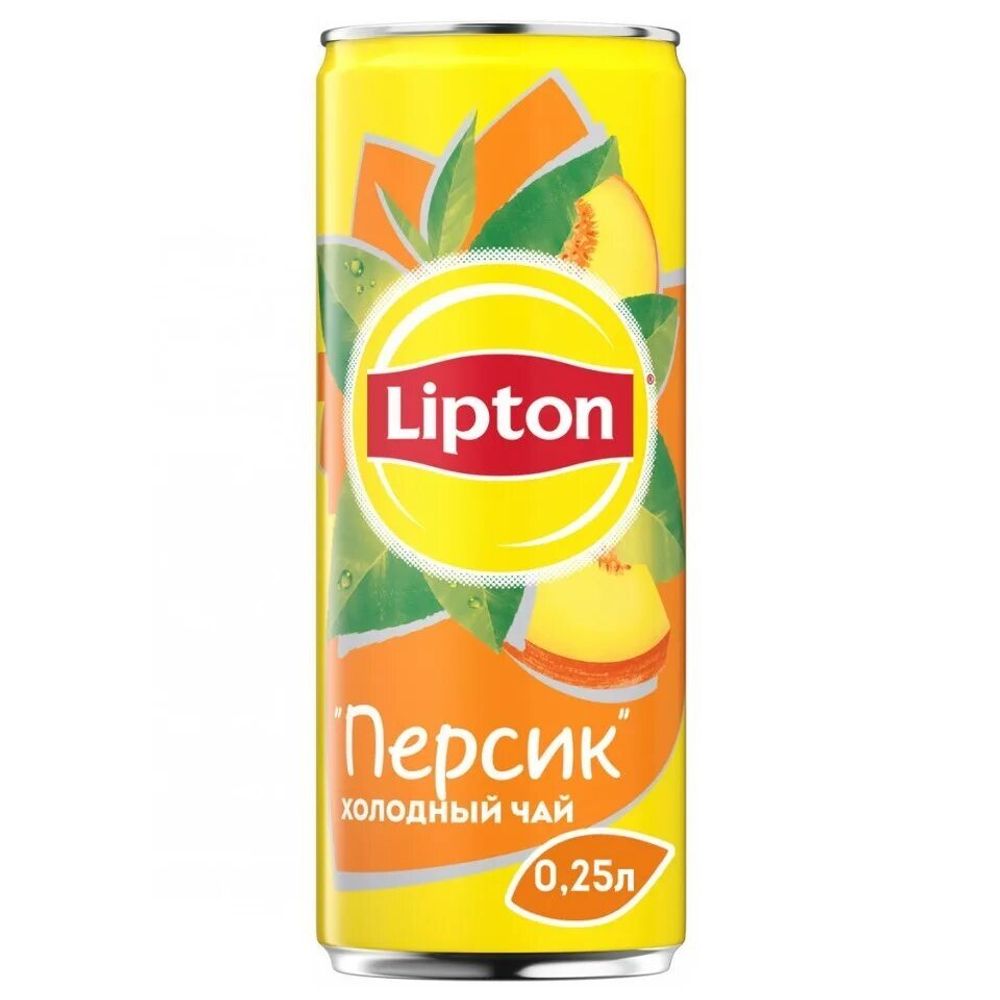 Чай холодный Lipton персик, 0.25л