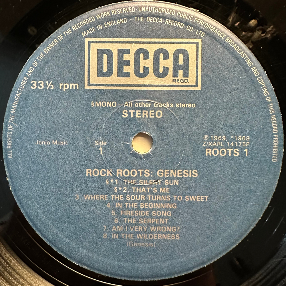 Genesis - Rock Roots (Англия 1976г.)