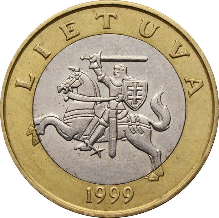 2 лита 1999 Литва