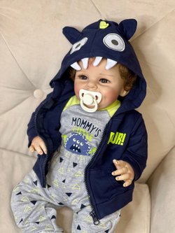 Кукла Реборн мягконабивная 55см (FA-158)