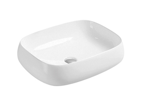 Раковина накладная ROVENO PC-8244 (56*42*14) белая PC-8244