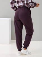 Костюм с брюками КБ-90М/клеткашоколад-бежголубой