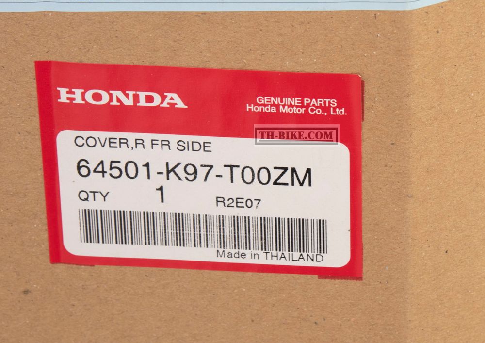 64501-K97-T00ZM. COVER, R. FR. Fairing Honda PCX125, PCX150. 2018-2020