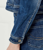 Джинсовая куртка Liu Jo - темно-синий(UA5046 DS615)