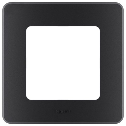 Рамка Legrand Inspiria 1 пост антрацит 673933
