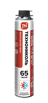 Пена монтажная профессиональная ТЕХНОНИКОЛЬ 65 CONSTANT всесезонная 990 г.
