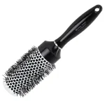 Расческа для укладки волос термобрашинг 24,5х6х4,5 см, круглая, продувная, черная, MONTE VITA (МОНТЕ ВИТА), 457418