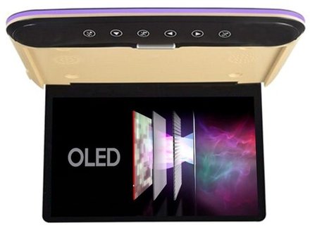 Монитор потолочный - ERGO ER1330A-OLED с экраном 13,3” (1920х1080 OLED FullHD, смарт ТВ, 3+64Gb) бежевый