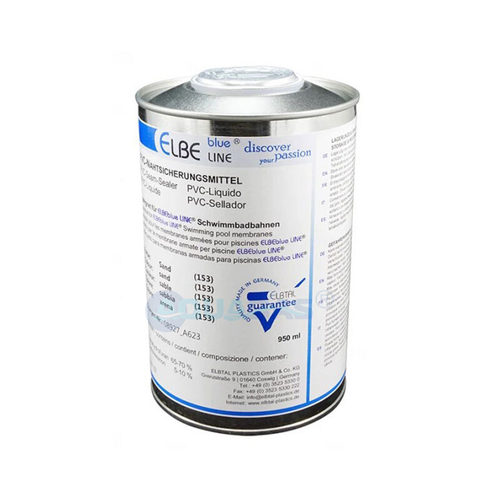 Герметик жидкий ПВХ Elbtal Transparent Прозрачный, 950 мл (2100055)