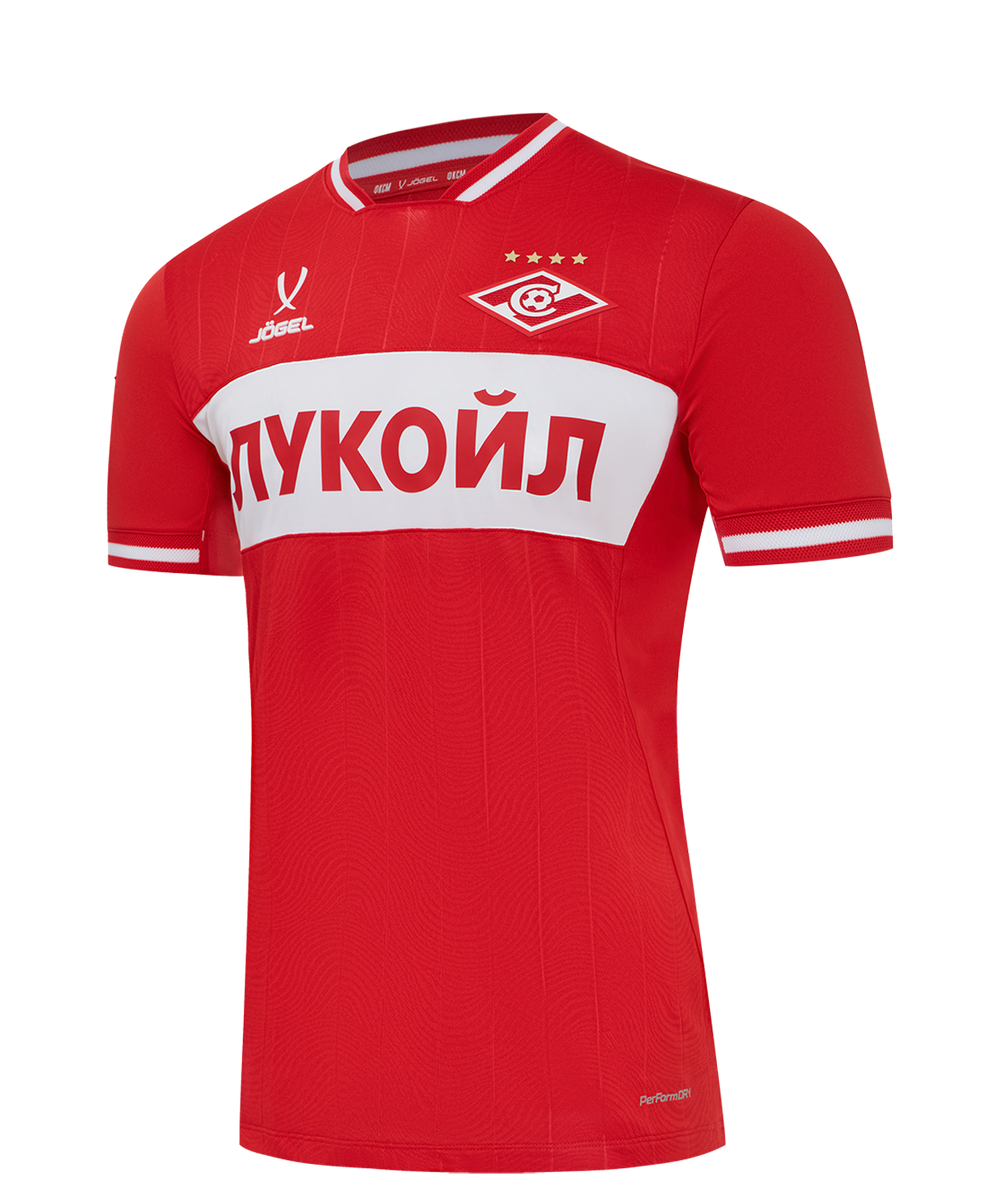 Футболка игровая Jögel PerFormDRY Spartak 25 Home Jersey-K, красный