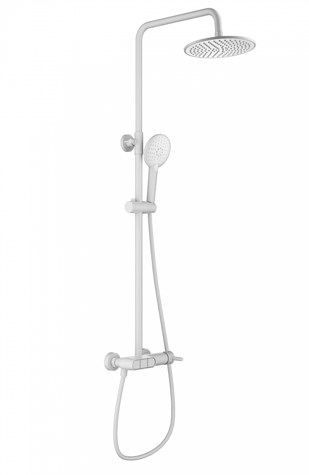 Душевая система WONZON & WOGHAND MUSE Corno, Белый матовый (WW-A30653-MW)