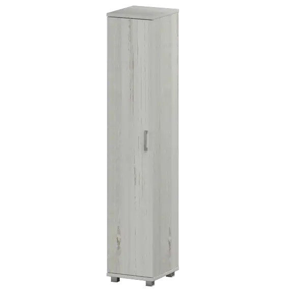 Стеллаж высокий узкий закрытый &quot;НТ-540;НТ-602&quot; 400x445x2050 Аргентум