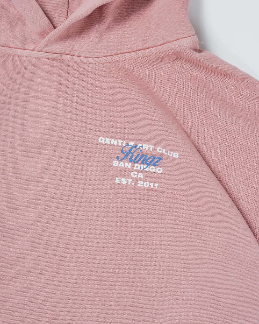 Худи KINGZ Gentle Art Club - Muted Pink