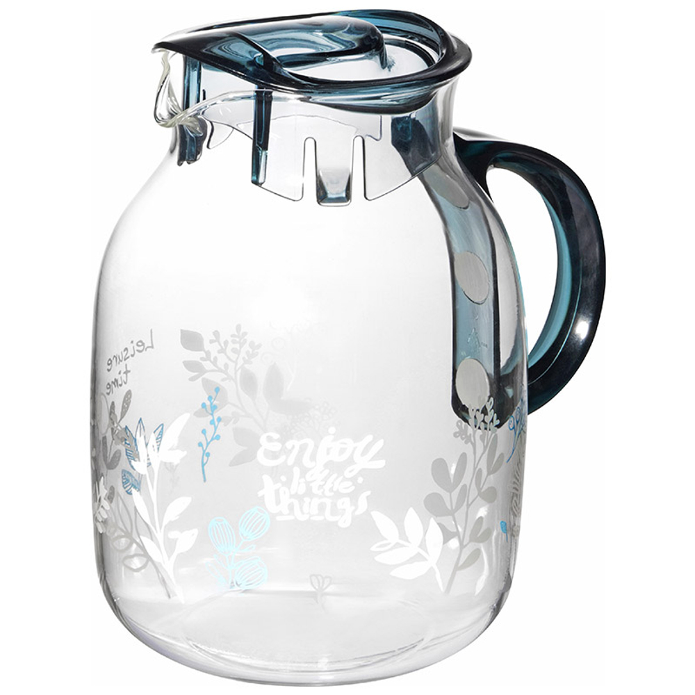 Кувшин Mallony La Caffetteria 2.0л из термостойкого стекла с крышкой