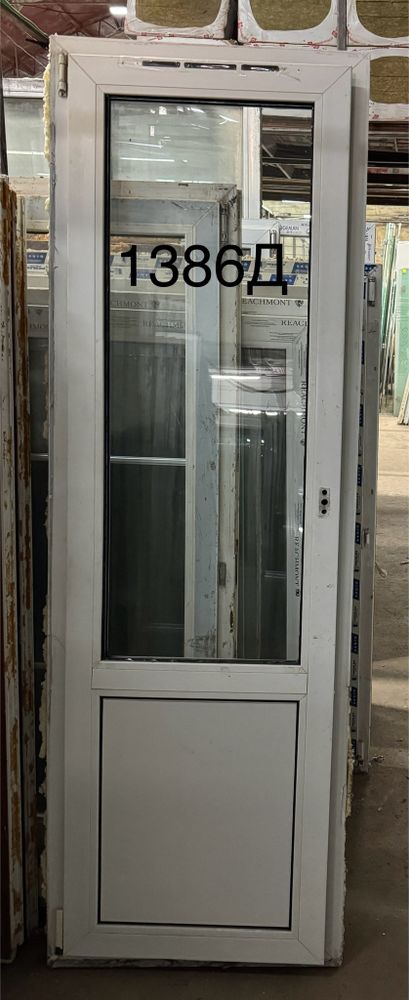 Дверь Пластиковая Б/У 208(в) х 68(ш) Балконная