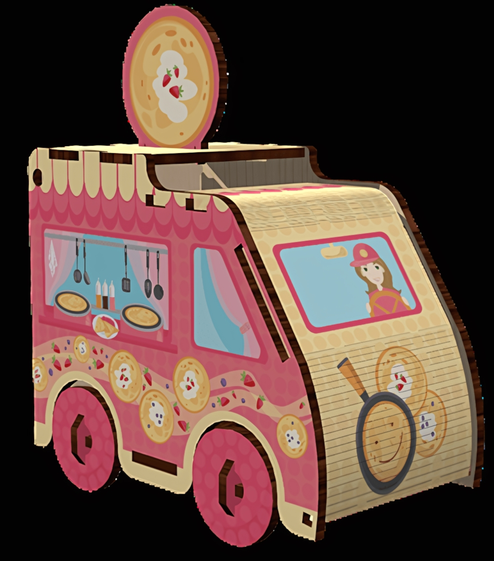 Конструктор Машинка "Блинная" (FOFA)