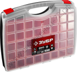 ЗУБР ВОЛГА-20, 425 х 330 х 60 мм, пластиковый органайзер с 20 съемными лотками (38034-20)