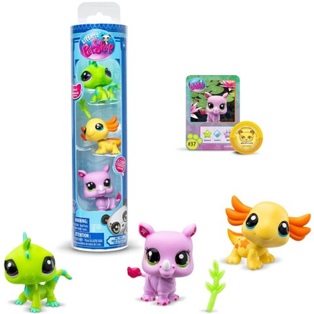 Littlest Pet Shop - Three Jungle Animals Collector Figures Tuba 3-PAK LPS00550 / артикул   LPS00550 2  / GTIN 885561005516