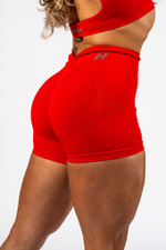 Шорты High Waisted Push-Up Shorts TOTALLY SEAMLESS 304 Красные