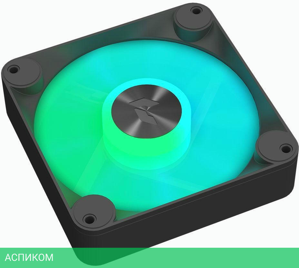 Кулер для корпуса APNX FP1-140 PWM ARGB Black (FP1-140 BK)