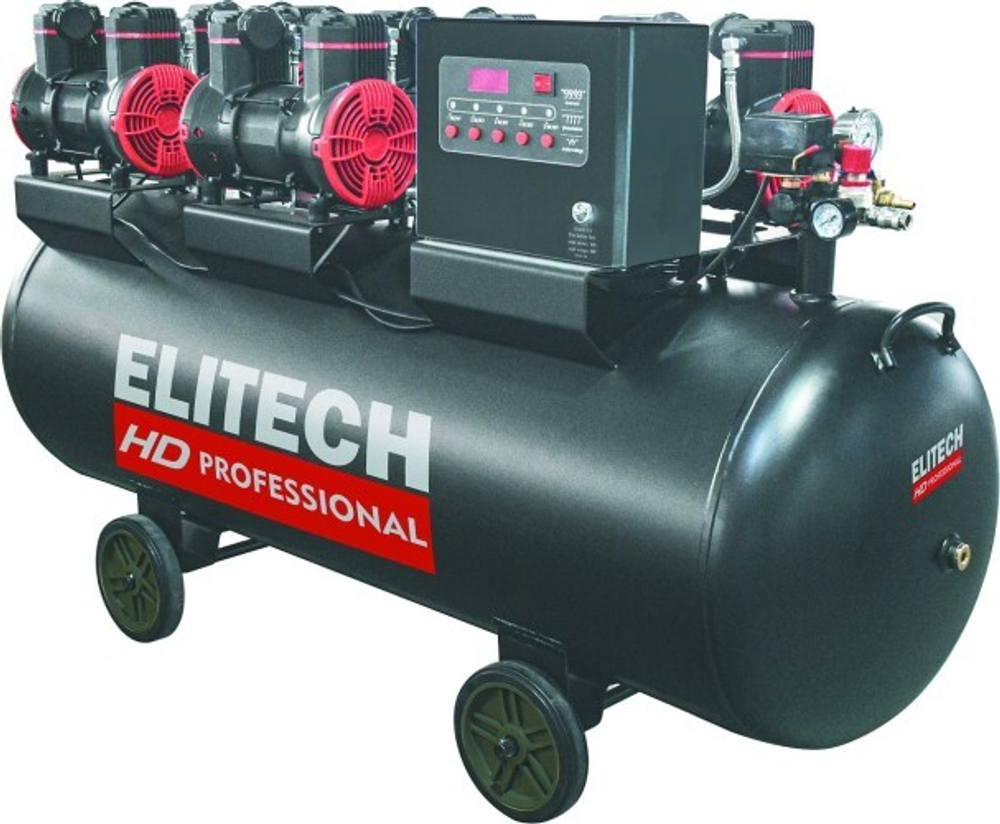 Компрессор поршневой безмасляный ELITECH ACF 1500-300S HD коаксиальный 206468