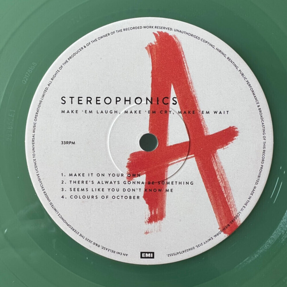 Stereophonics / Make 'Em Laugh, Make 'Em Cry, Make 'Em Wait (Limited Edition)(Coloured Vinyl)(LP)