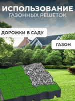Пластиковая георешётка для парковки и дорожек