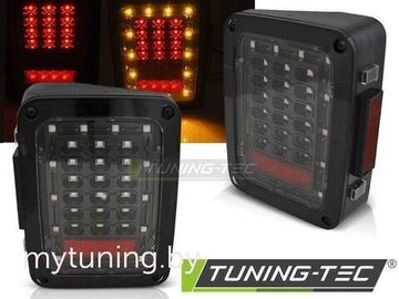 Задние фонари для Jeep Wrangler JK (07-18) LED черные