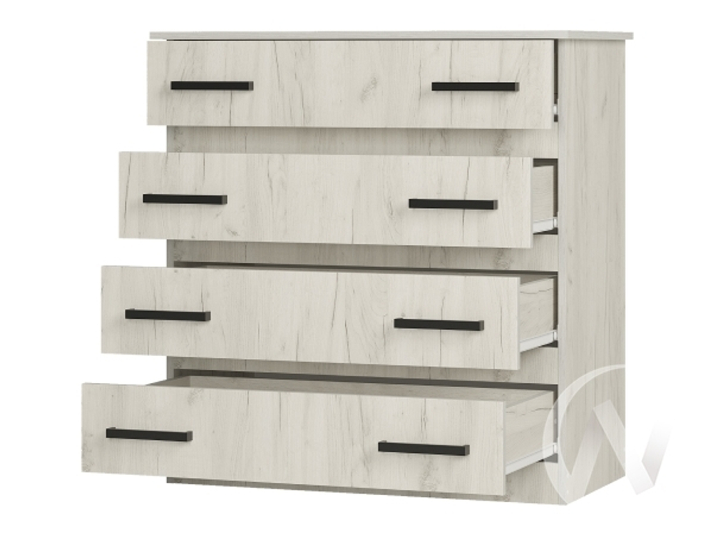 Комод Стандарт №6 (дуб крафт белый)