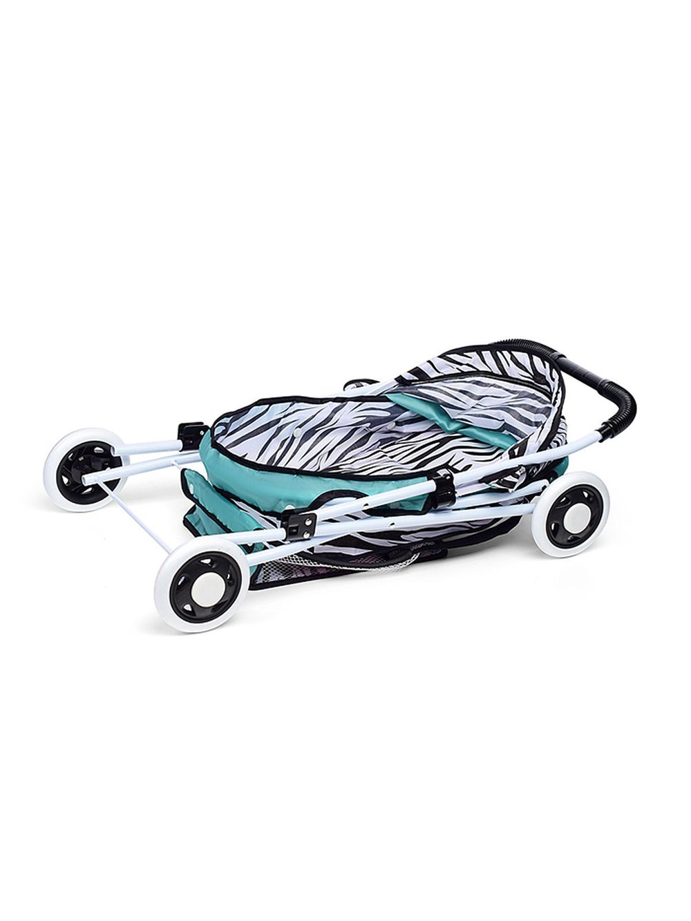 Коляска для кукол Зебра, складная, прогулочная с капюшоном (936B-9)