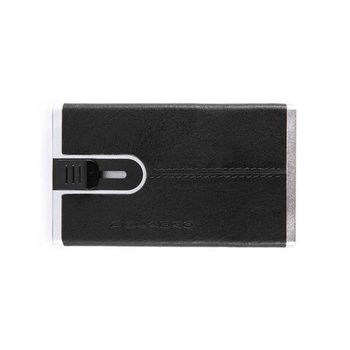 Чехол для кредитных карт Piquadro Black Square черный из натуральной кожи (PP4825B3R/N)