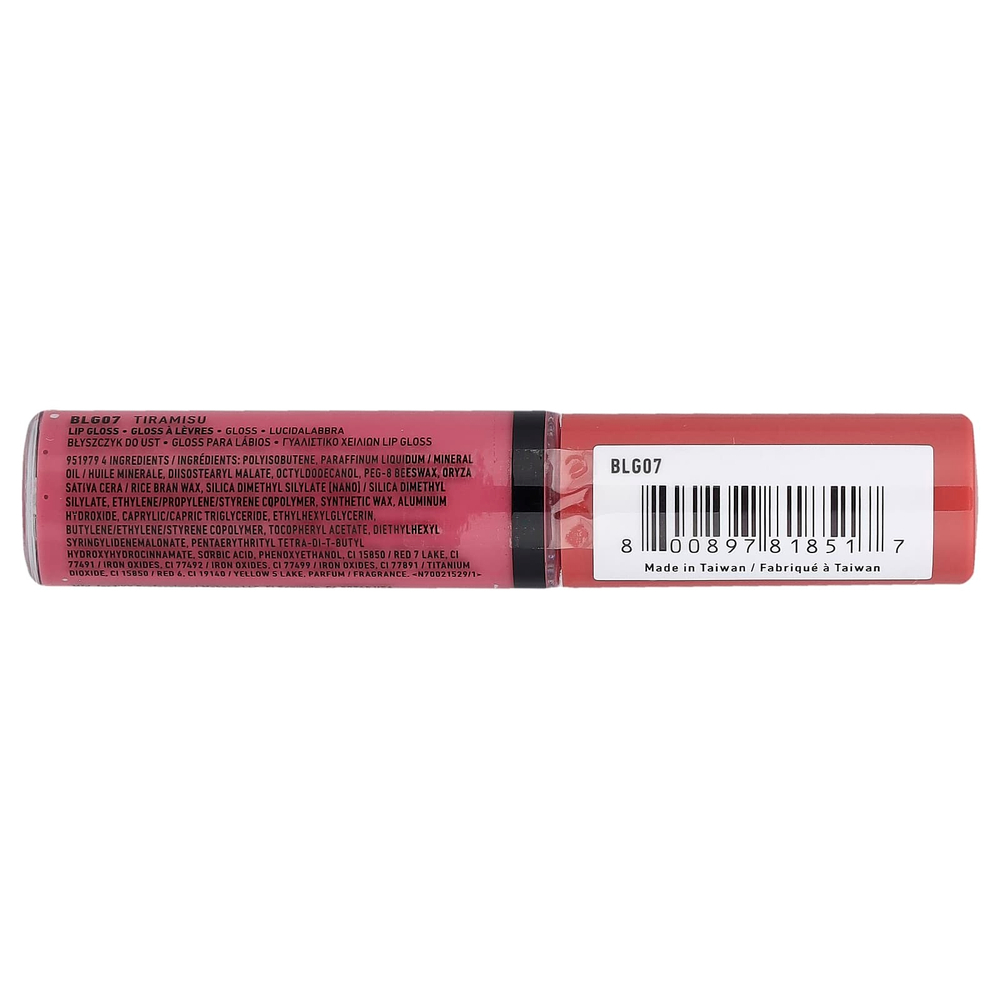 NYX Professional Makeup, Butter Gloss, блеск для губ, оттенок 07 тирамису, 8 мл (0,27 жидк. унции)
