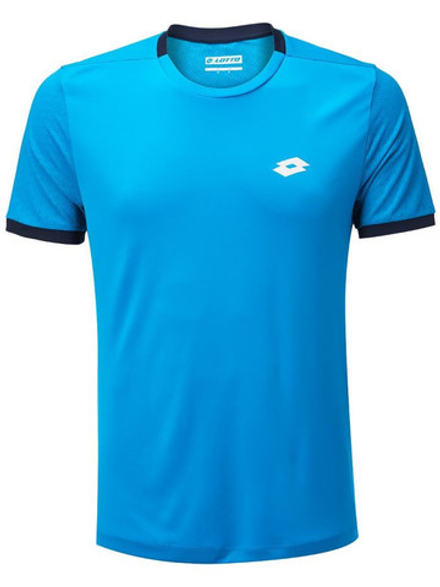 Мужская теннисная футболка Lotto Top Ten III Tee PL M - blue bay