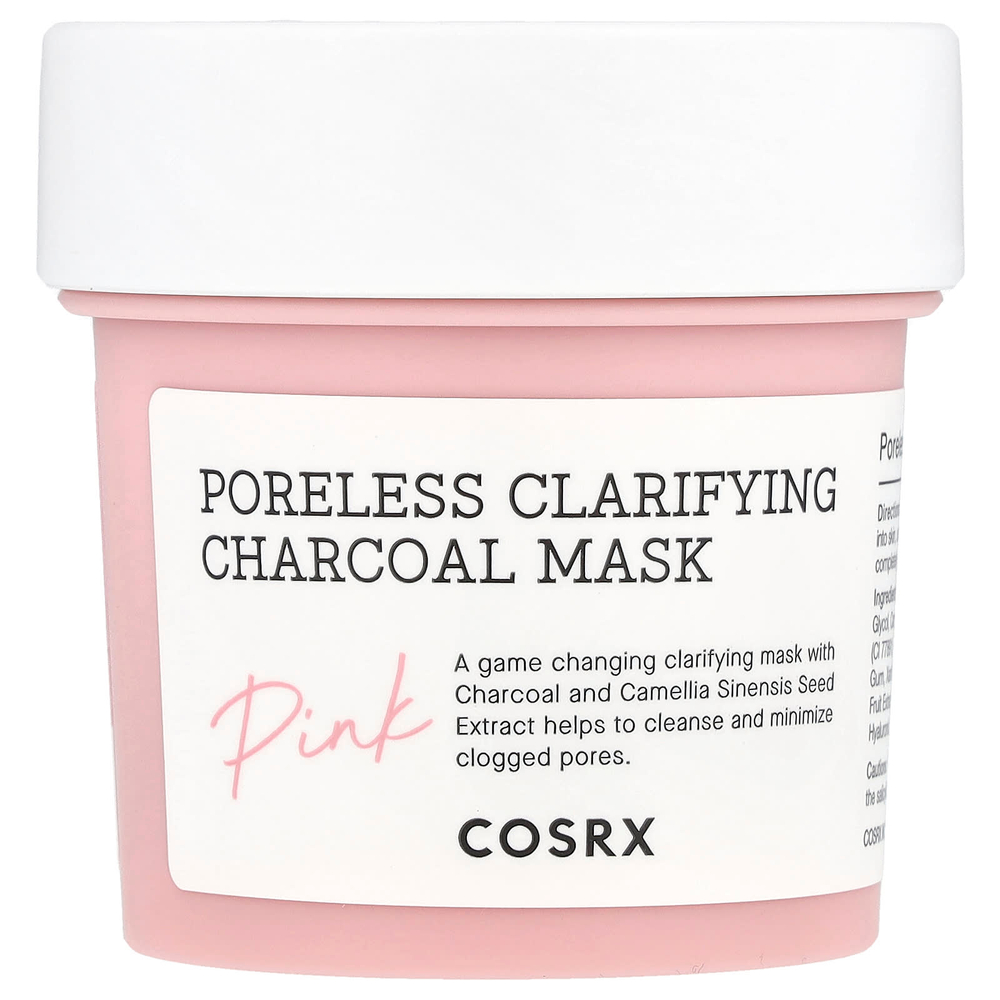 CosRx, Очищающая маска с древесным углем без пор, розовая, 110 г (3,88 унции)