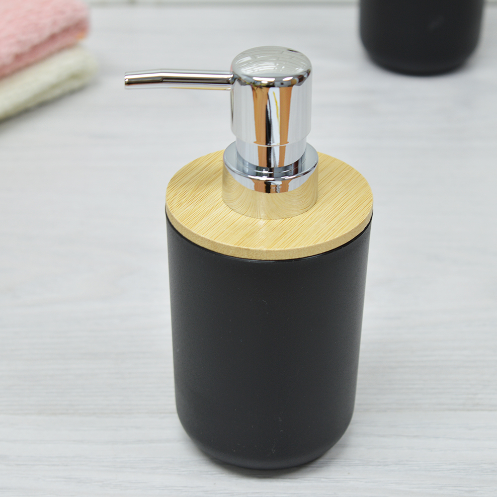 Диспенсер для мыла 300мл 17*7см "Dark"