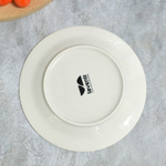 Тарелка мелкая 20см Инь-Янь гладкий край (00104199)