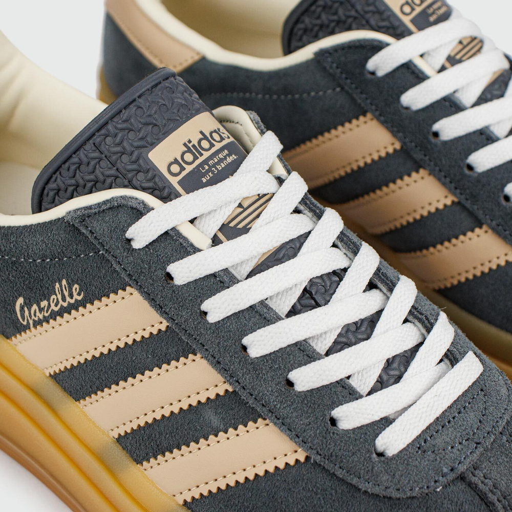 Кроссовки Adidas Gazelle Bold Blue / Gum Wmns