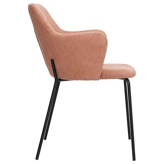 Стул Dwight, розовый фактурный шенилл