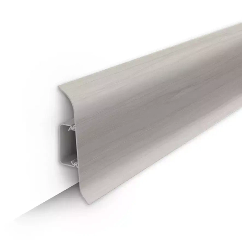 Плинтус ПВХ Идеал Классик 268 Клен серый 2200х70х22 мм