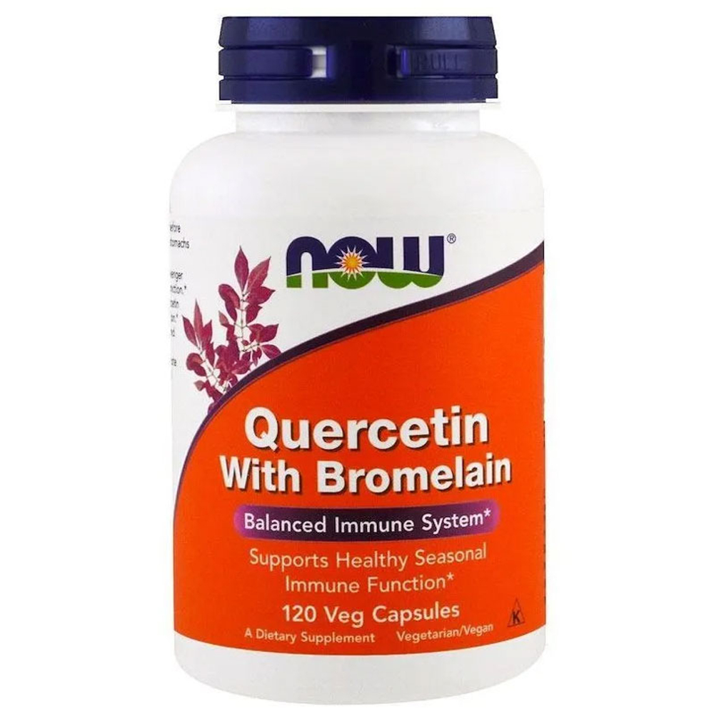 NOW Quercetin with Bromelain (120 капс.)