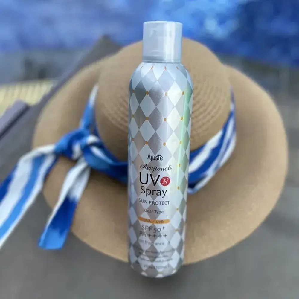 Ajuste Солнцезащитный спрей Аджаст Эйритач - Airytouch UV Spray Sun Protect Non Fragrance A SPF 50+ PA++++, 200 г (320 мл)