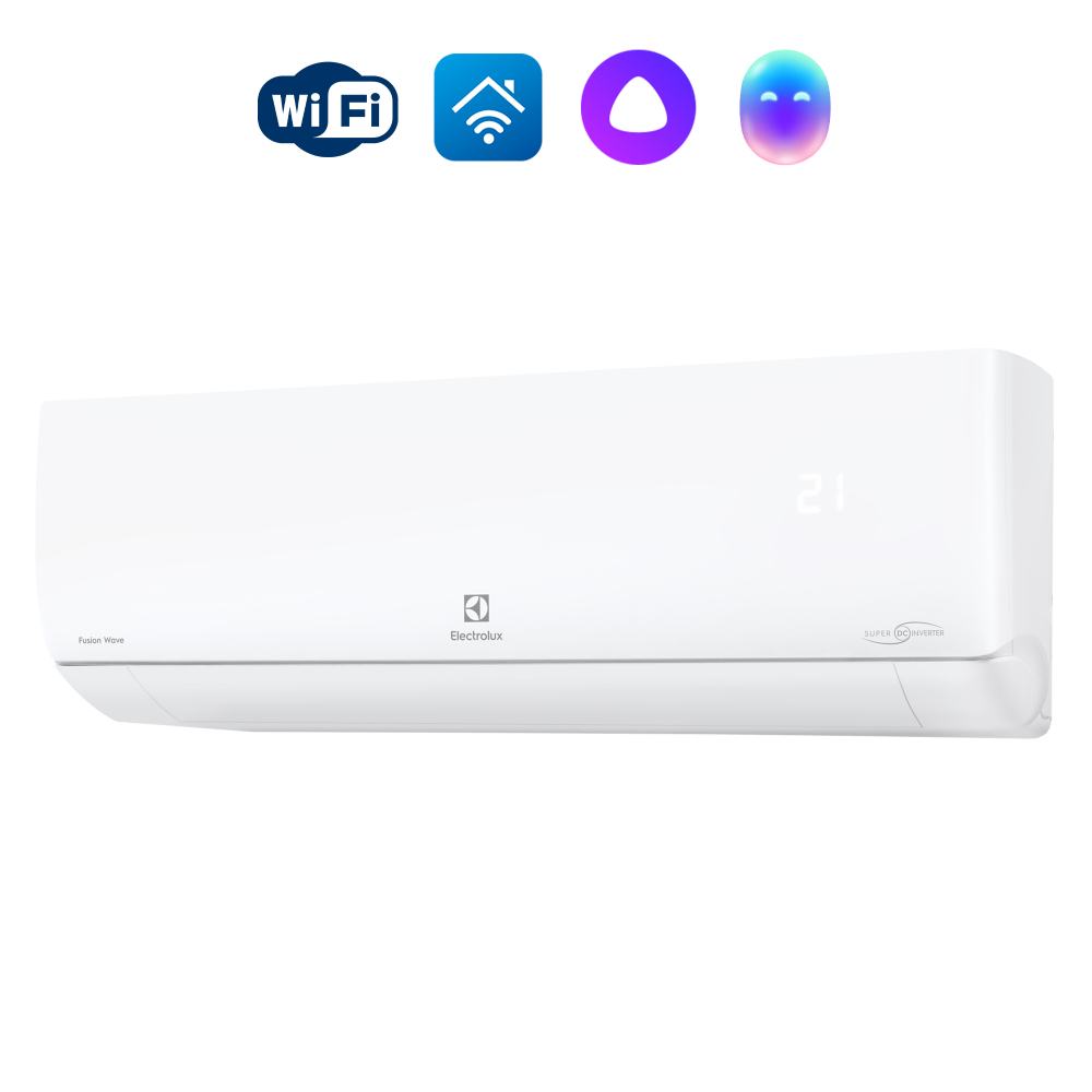 Сплит-система кондиционер инверторный Electrolux Fusion Wave Super EACS/I-09HFW/N8 на 25 м²